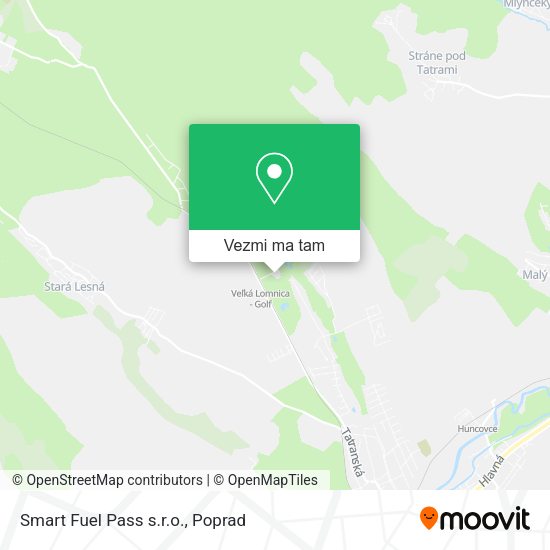 Smart Fuel Pass s.r.o. mapa