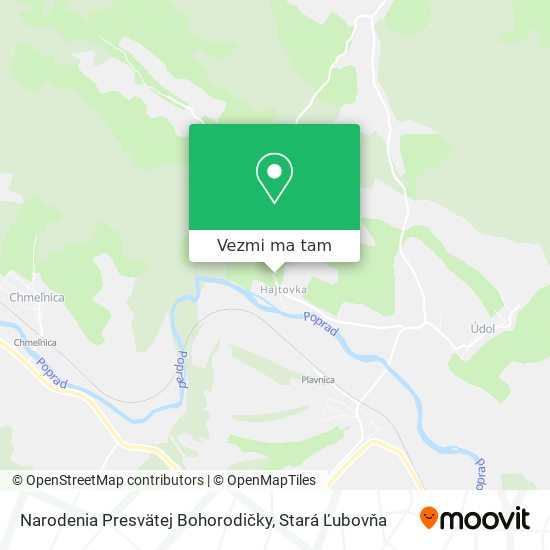 Narodenia Presvätej Bohorodičky mapa