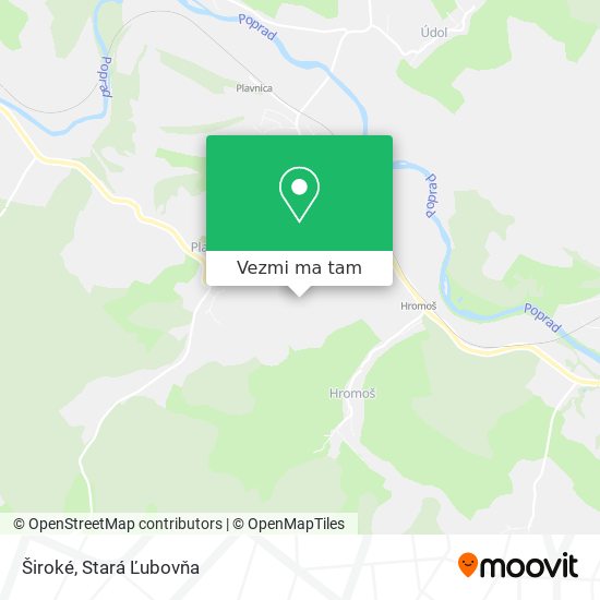 Široké mapa