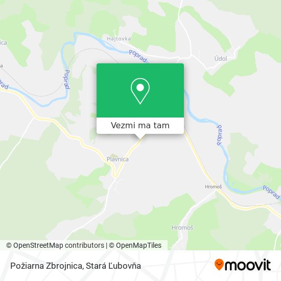 Požiarna Zbrojnica mapa