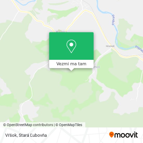 Vŕšok mapa