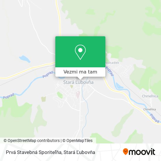 Prvá Stavebná Sporiteľňa mapa