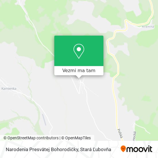 Narodenia Presvätej Bohorodičky mapa