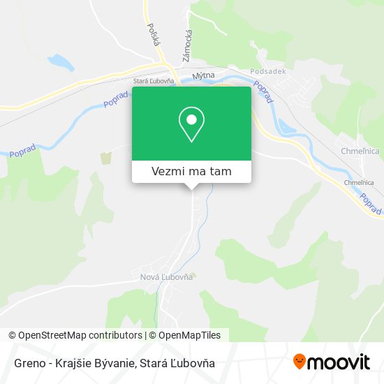 Greno - Krajšie Bývanie mapa