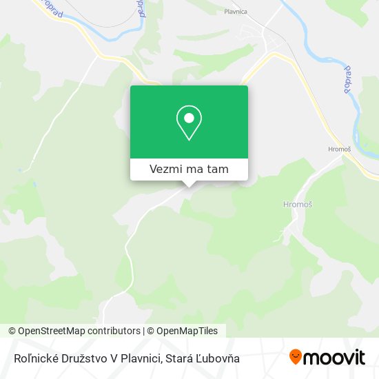 Roľnické Družstvo V Plavnici mapa