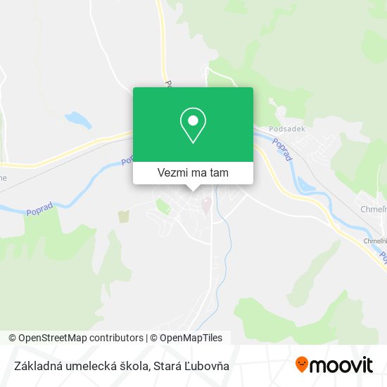 Základná umelecká škola mapa