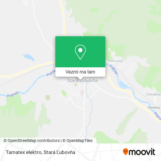 Tamatex elektro mapa