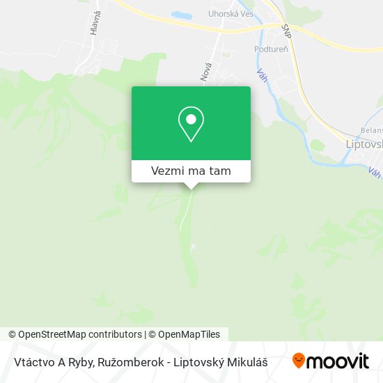 Vtáctvo A Ryby mapa