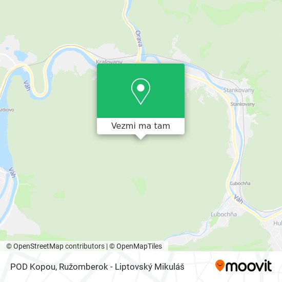 POD Kopou mapa