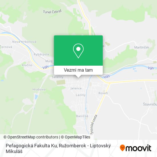 Pefagogická Fakulta Ku mapa