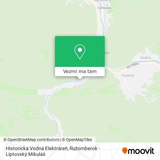 Historická Vodná Elektráreň mapa