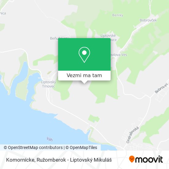 Komornícke mapa