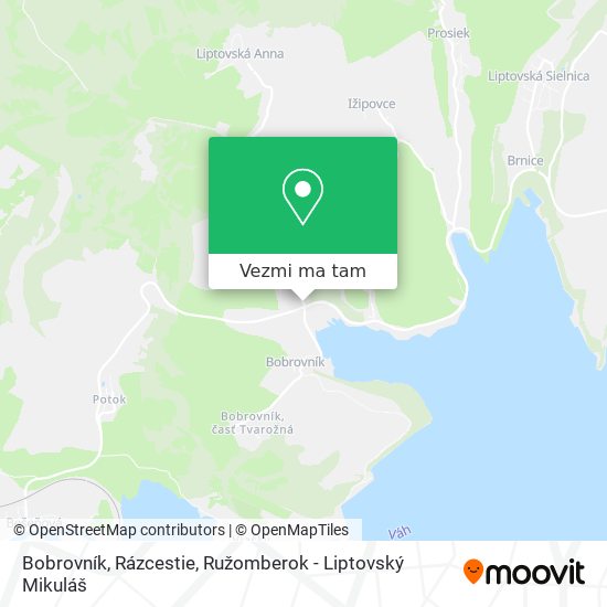 Bobrovník, Rázcestie mapa