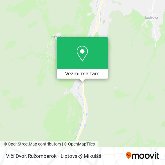 Vlčí Dvor mapa