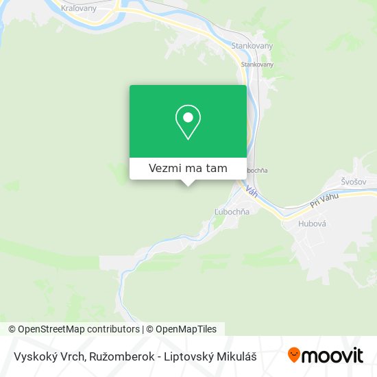 Vyskoký Vrch mapa