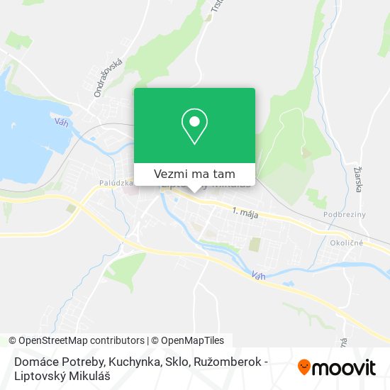 Domáce Potreby, Kuchynka, Sklo mapa