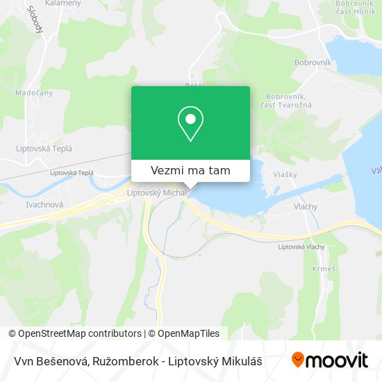 Vvn Bešenová mapa