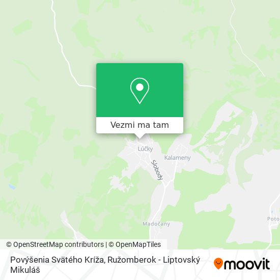 Povýšenia Svätého Kríža mapa