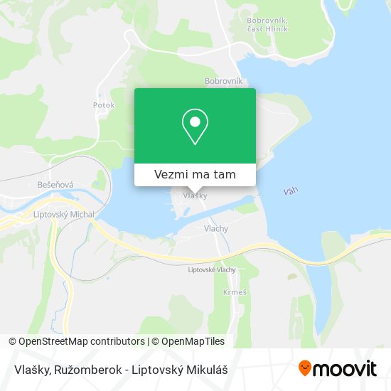 Vlašky mapa