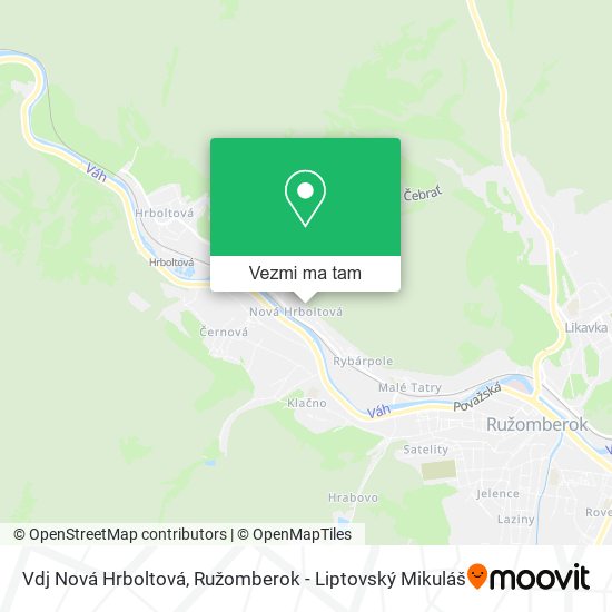 Vdj Nová Hrboltová mapa