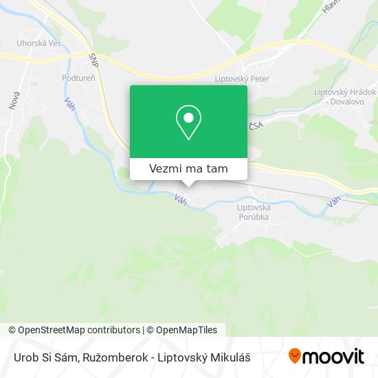 Urob Si Sám mapa