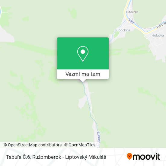 Tabuľa Č.6 mapa