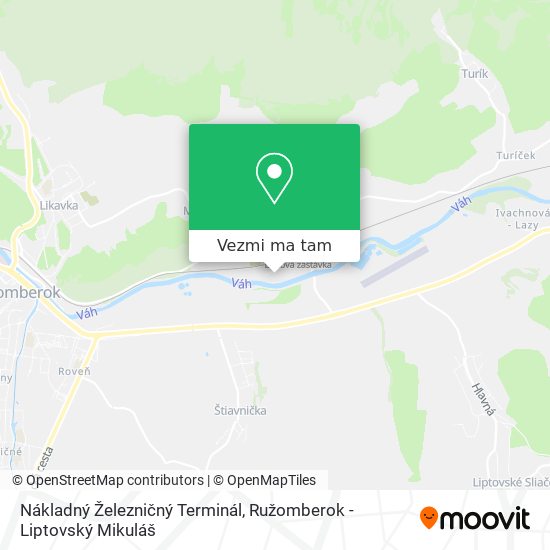 Nákladný Železničný Terminál mapa