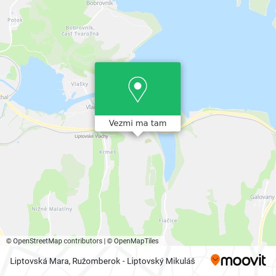 Liptovská Mara mapa