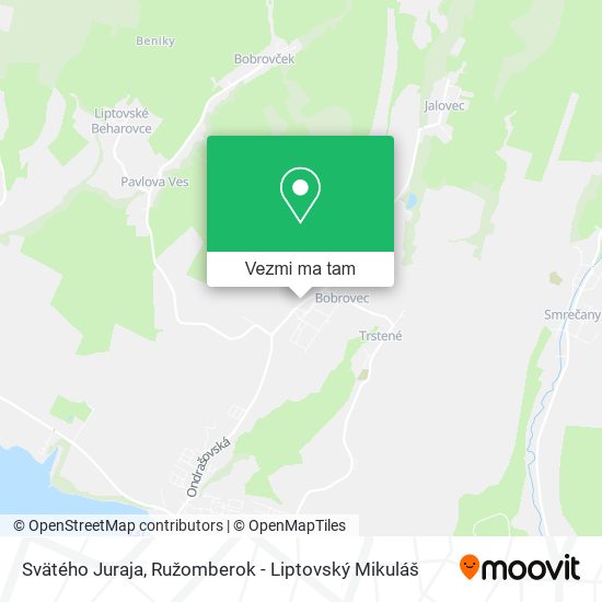 Svätého Juraja mapa