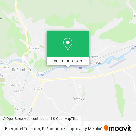 Energotel Telekom mapa