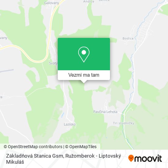 Základňová Stanica Gsm mapa