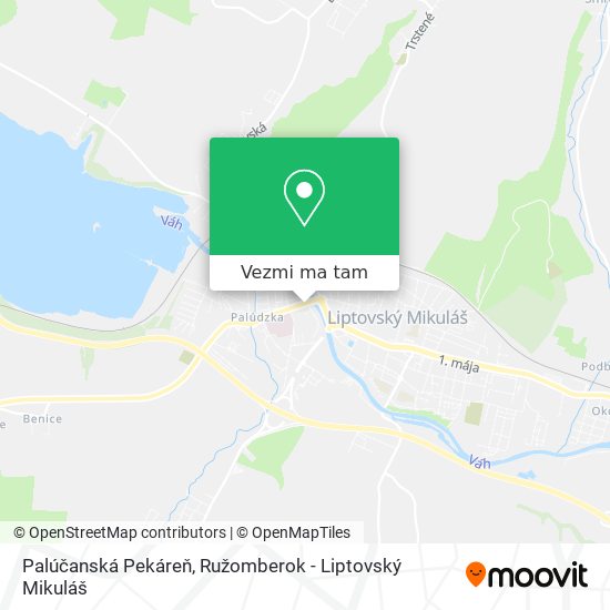 Palúčanská Pekáreň mapa