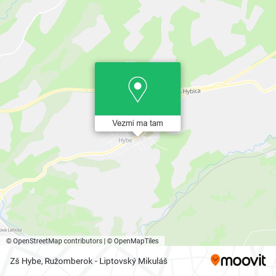 Zš Hybe mapa