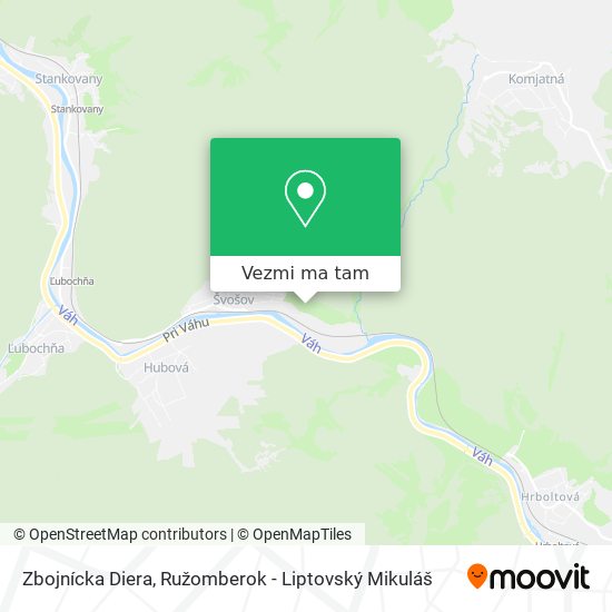 Zbojnícka Diera mapa