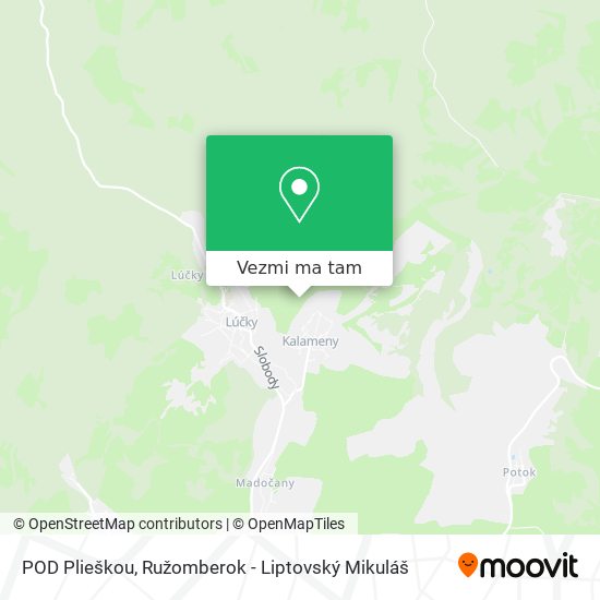 POD Plieškou mapa