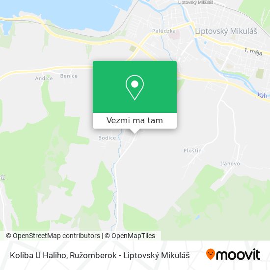 Koliba U Haliho mapa