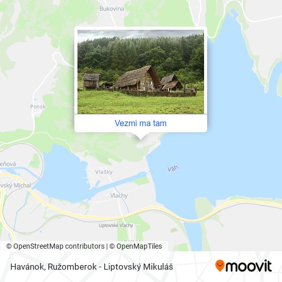 Havánok mapa