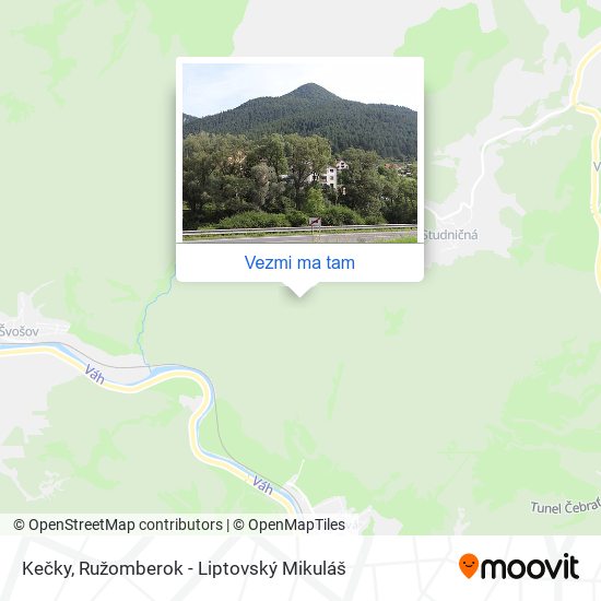 Kečky mapa