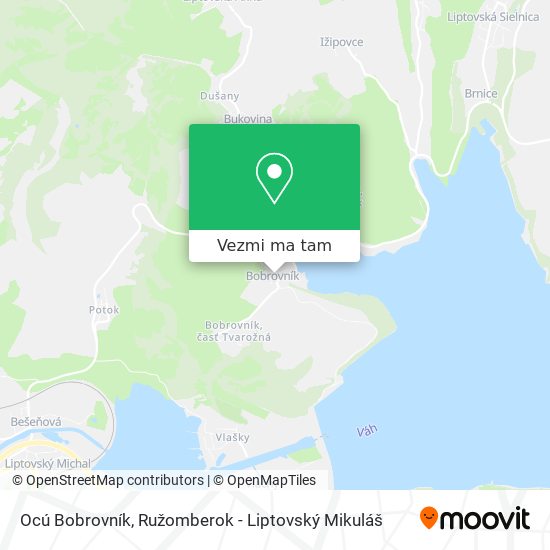 Ocú Bobrovník mapa