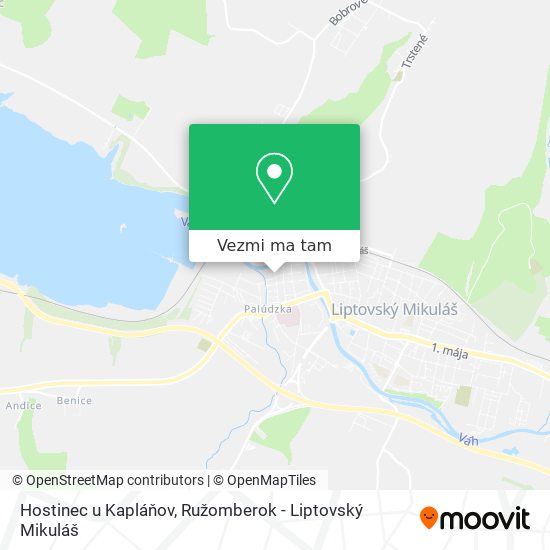 Hostinec u Kapláňov mapa