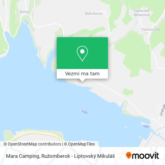 Mara Camping mapa