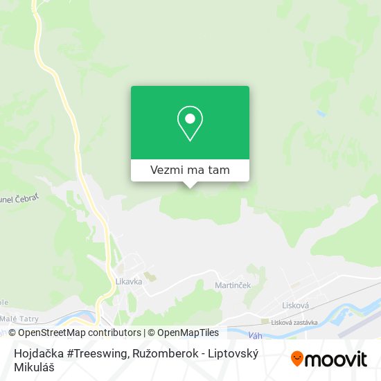 Hojdačka #Treeswing mapa