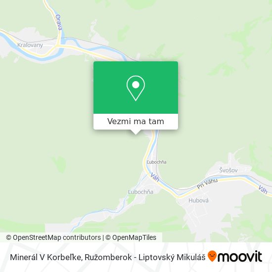 Minerál V Korbeľke mapa