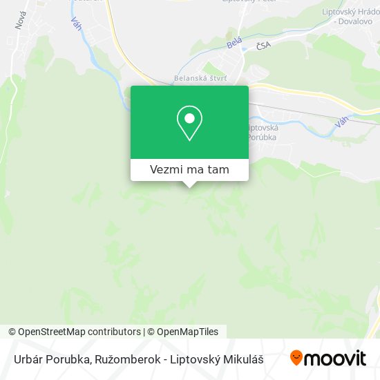 Urbár Porubka mapa