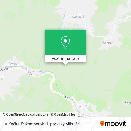 V Kečke mapa