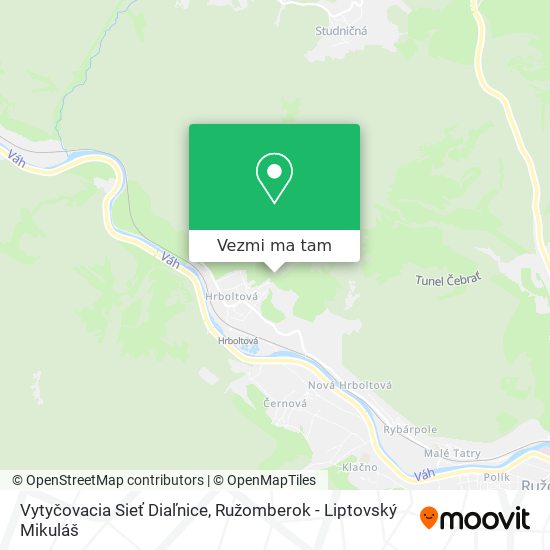 Vytyčovacia Sieť Diaľnice mapa