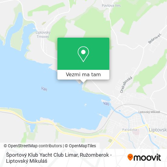 Športový Klub Yacht Club Limar mapa