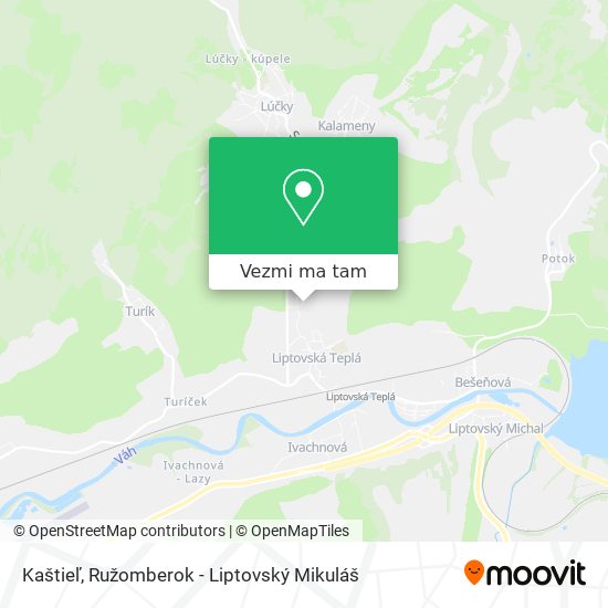 Kaštieľ mapa