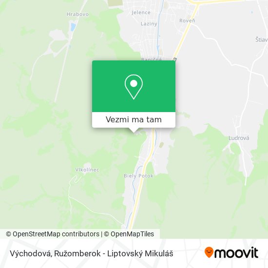 Východová mapa