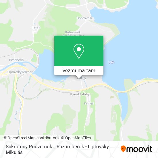 Súkromný Podzemok ! mapa